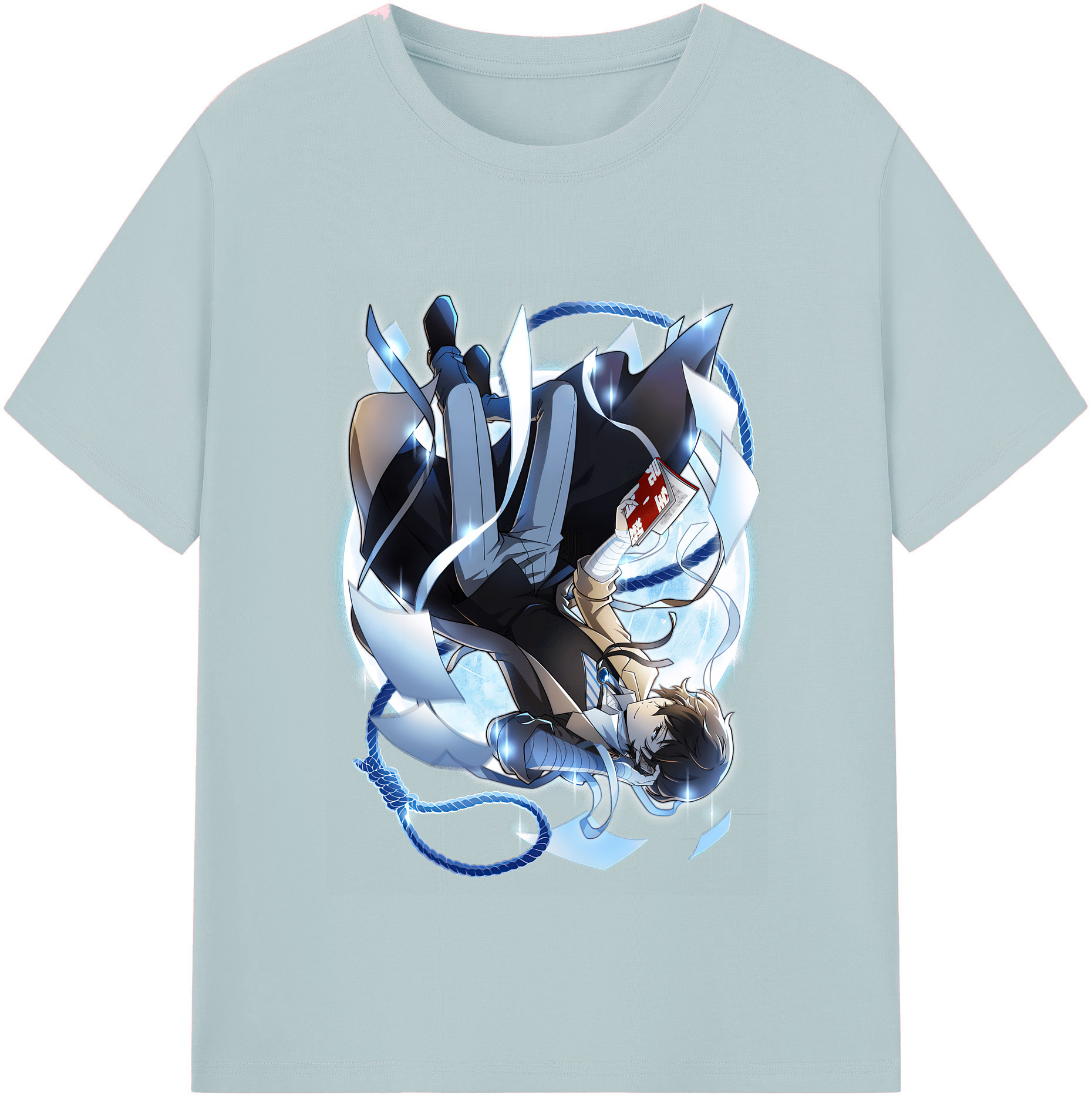 （画像用） 文豪ストレイドッグス Bungo Stray Dogs 綿100％半袖Tシャツ（フロントプリント）